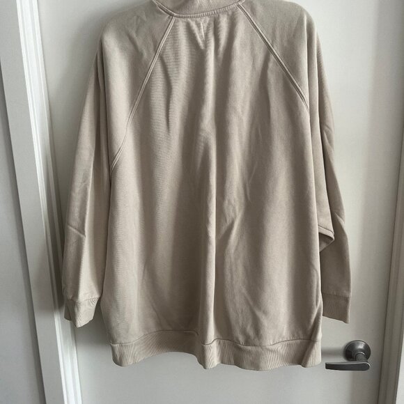 Women's GAP Matching Lounge Set Sweat Pants and Cardigan Top - Beige - Size XL - Picture 3 of 6